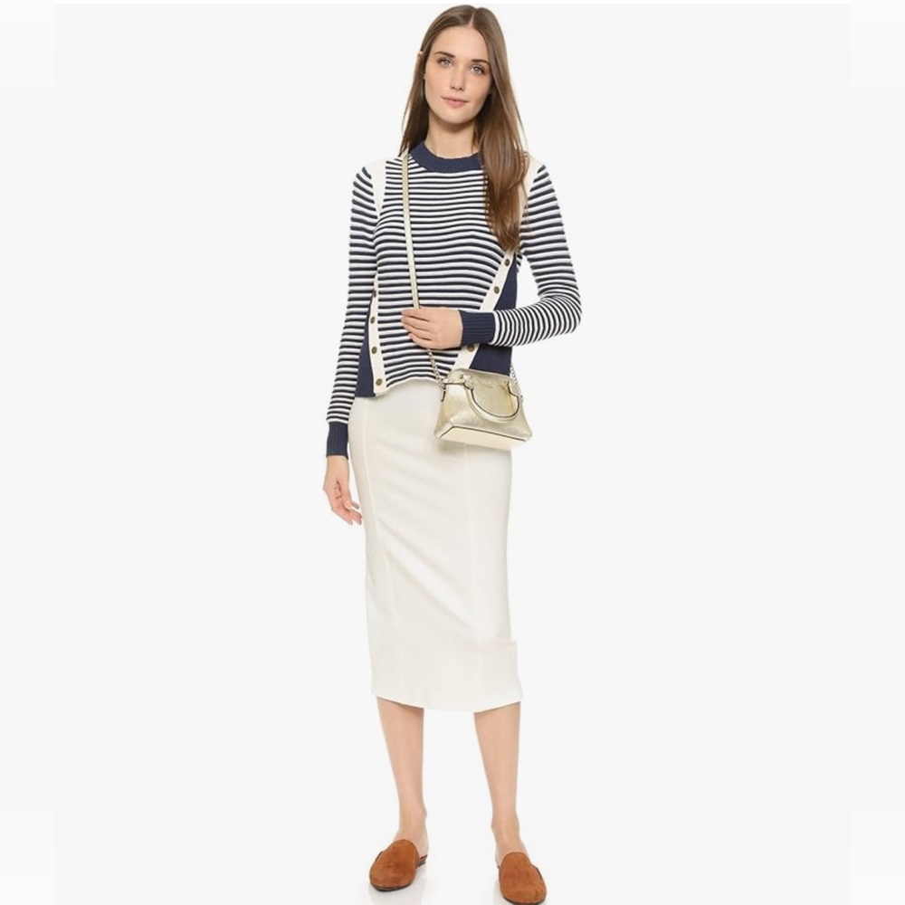 Kate Spade Cedar Street Gold Mini Maise Metallic Leather Crossbody - Picture 17 of 17